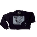 Lazy J Ranch Women's Parker County Cropped Sweatshirt - Black-