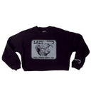 Lazy J Ranch Women's Parker County Cropped Sweatshirt - Black-