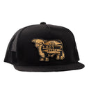 Lazy J Ranch Youth Black Gold Rush Classic Five Panel Trucker Hat-