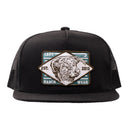 Lazy J Ranch Youth Black Iron Horn Classic Five Panel Trucker Hat-