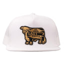 Lazy J Ranch Youth White Gold Rush Classic Five Panel Trucker Hat-