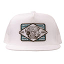 Lazy J Ranch Youth White Iron Horn Classic Five Panel Trucker Hat-
