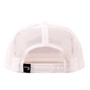Lazy J Ranch Youth White Iron Horn Classic Five Panel Trucker Hat-