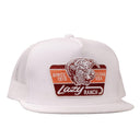 Lazy J Ranch Youth White Texas Rust Classic Five Panel Trucker Hat-