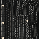 Lazy J Men's Pearl Snap Performance Shirt - Black Mesa-