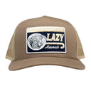 Lazy J Tan Dominate High Profile Curved Bill Trucker Hat