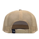 Lazy J Tan Iron Hide High Profile Curved Bill Trucker Hat