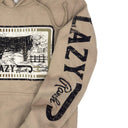 Lazy J Tan Iron Hide Pullover Hoodie