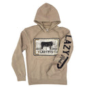 Lazy J Tan Iron Hide Pullover Hoodie