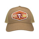 Lazy J Tan Pecos Curved Bill Trucker Hat-