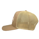 Lazy J Tan Pecos Curved Bill Trucker Hat-