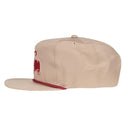 Lazy J Ranch Tan Red Premium Ranch Rope Trucker Hat-