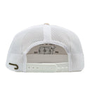 Lazy J Tan & White Alpine Rope Trucker Hat-