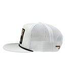 Lazy J White Cool Front Rope Trucker Hat-