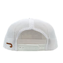 Lazy J White Cool Front Rope Trucker Hat-