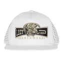 Lazy J Ranch White Diamond Banner Performance Rope Trucker Hat-