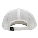 Lazy J White Dominate Mid Profile Trucker Hat