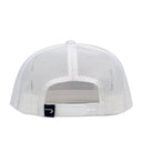 Lazy J White Dominate Quilted Rope High Profile Trucker Hat