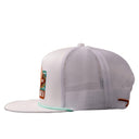 Lazy J Ranch White Presidio Classic Rope Trucker Hat-