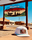 Lazy J Ranch White Presidio Classic Rope Trucker Hat-