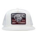 White Red Rock — Classic Rope Trucker Hat-