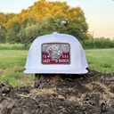White Red Rock — Classic Rope Trucker Hat-