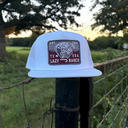 White Red Rock — Classic Rope Trucker Hat-