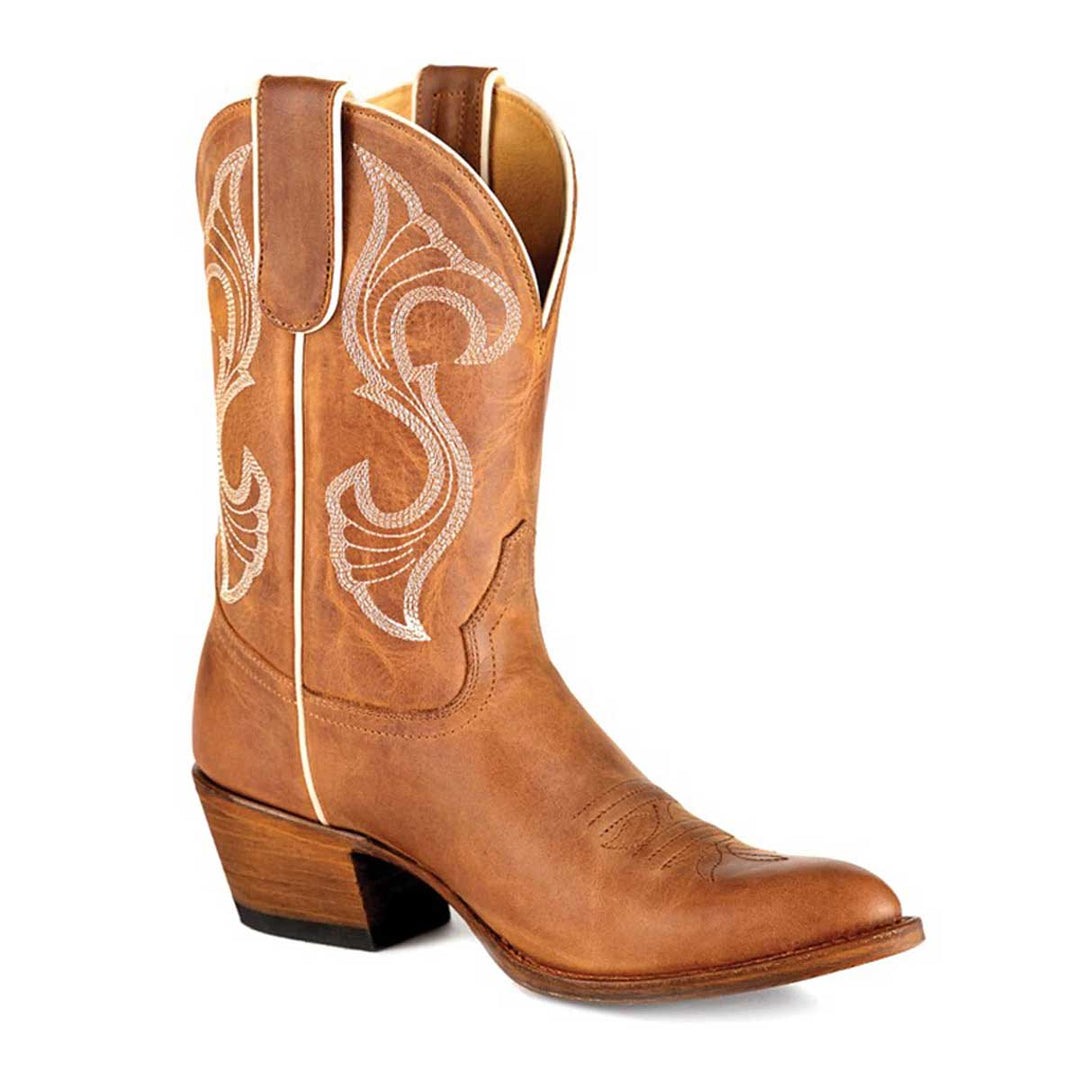 Macie Bean Women's Hot to Trot Western Boots - Honey Crazyhorse