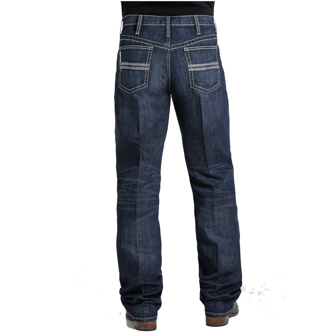 Cinch Men's Relaxed Fit White Label Performance Denim Jeans - Dark Stonewash