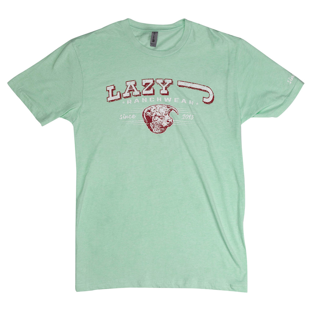 Lazy J Ranch Performance Hereford Banner T-Shirt - Mint