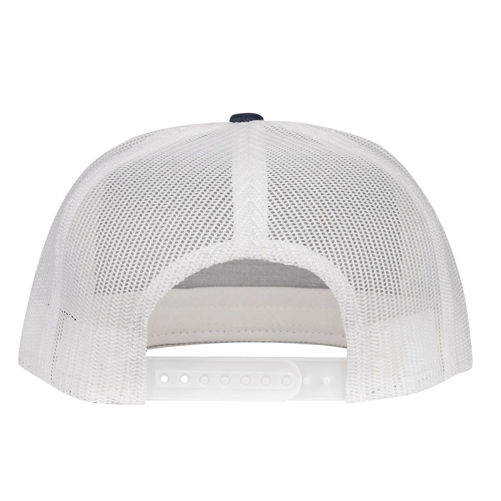 
                  
                    Lazy J Ranch Navy & White Red Original Buckle Classic Five Panel Trucker Hat-Lazy J Ranch Wear
                  
                