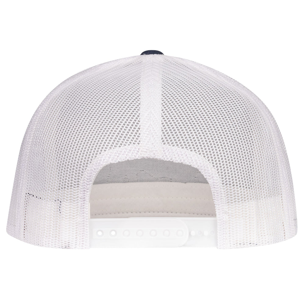 
                  
                    Lazy J Ranch Navy & White Serape Bull Classic Five Panel Trucker Hat-Lazy J Ranch Wear
                  
                