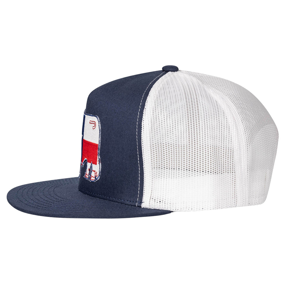 
                  
                    Lazy J Ranch Navy & White Texas Bull Classic Five Panel Trucker Hat-Lazy J Ranch Wear
                  
                