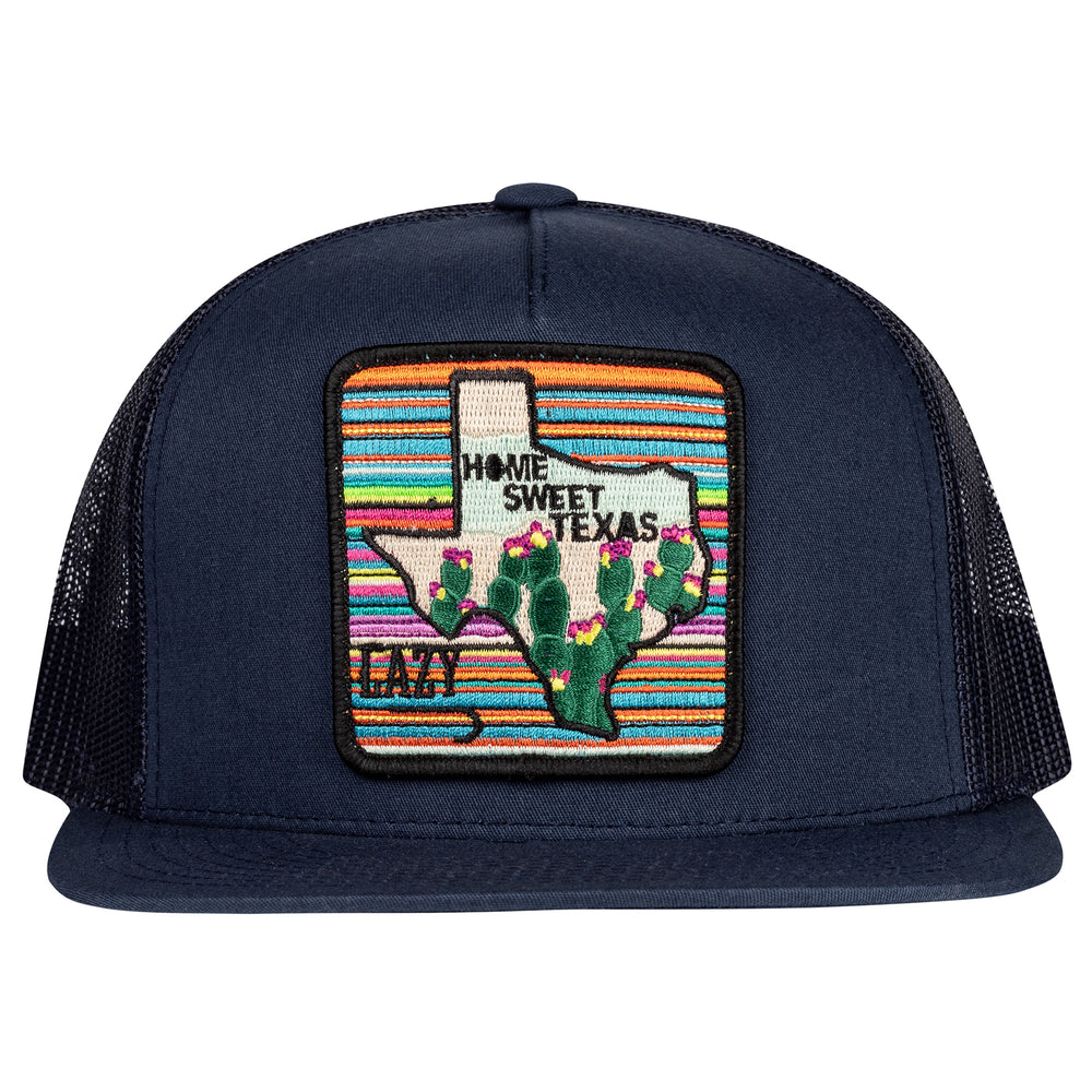 
                      
                        Lazy J Ranch Navy Home Sweet Texas Classic Five Panel Trucker Hat
                      
                    