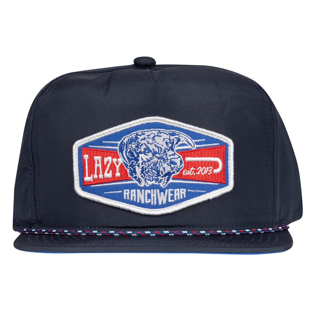 
                  
                    Lazy J Ranch Navy Diamond Ranch Classic Rope Trucker Hat-Lazy J Ranch Wear
                  
                