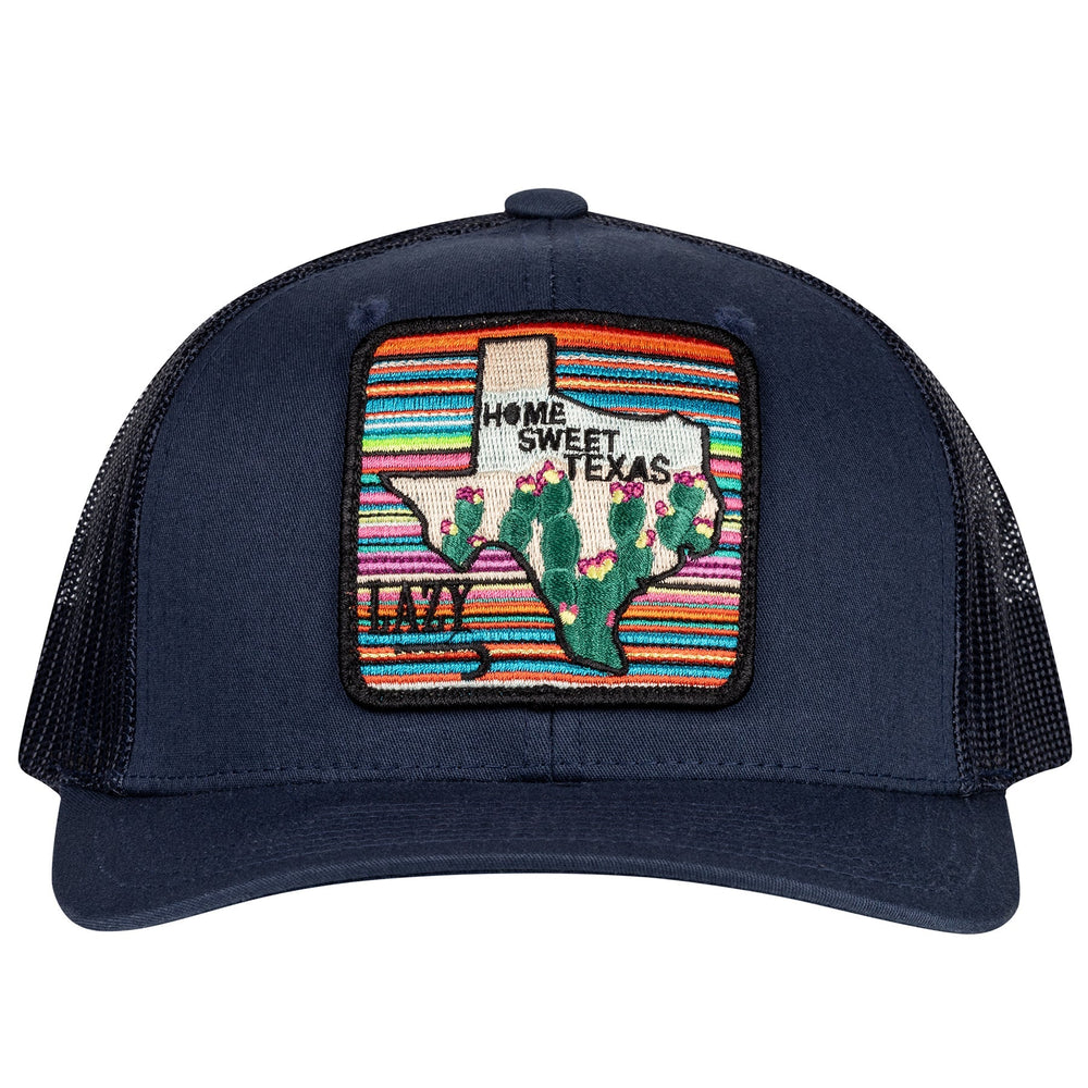 
                  
                    Lazy J Ranch Navy Home Sweet Texas Mid Profile Trucker Hat-Lazy J Ranch Wear
                  
                