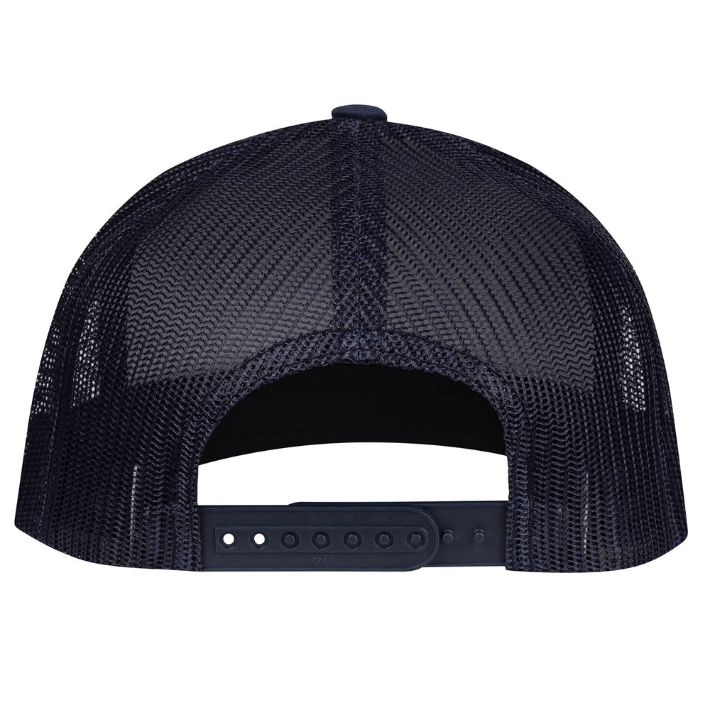 
                      
                        Lazy J Ranch Navy Red Ranch Mid Profile Trucker Hat
                      
                    