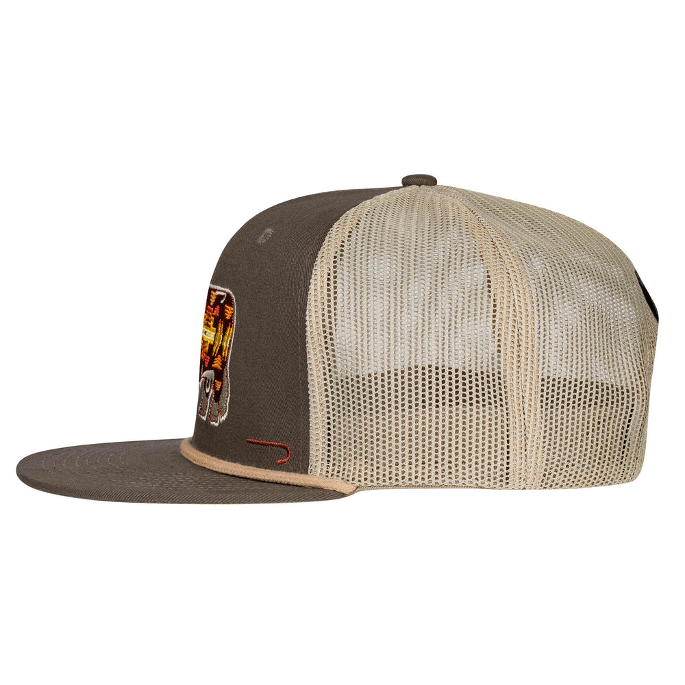 
                      
                        Lazy J Ranch Olive & Tan Apache Hereford Bull Classic Six Panel Trucker Hat
                      
                    