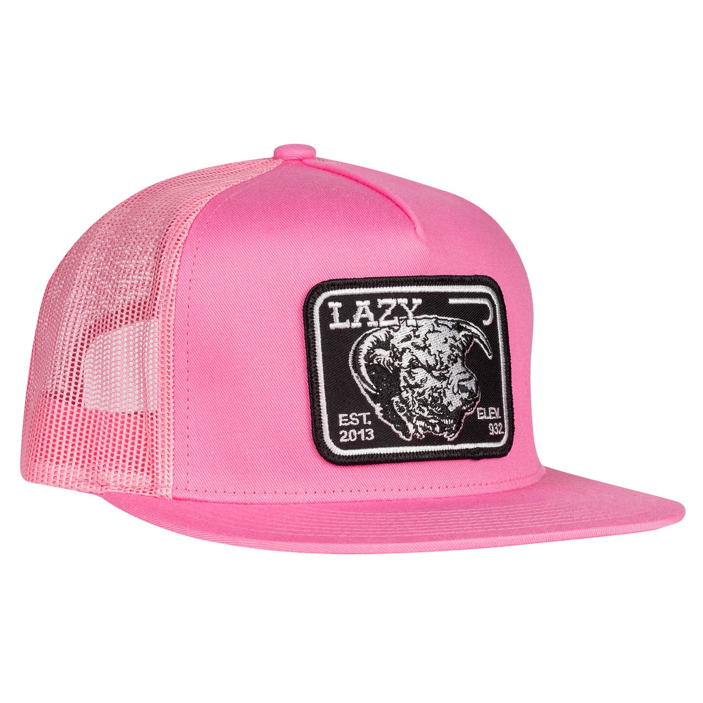 Lazy J Ranch Pink Elevation Classic Five Panel Trucker Hat