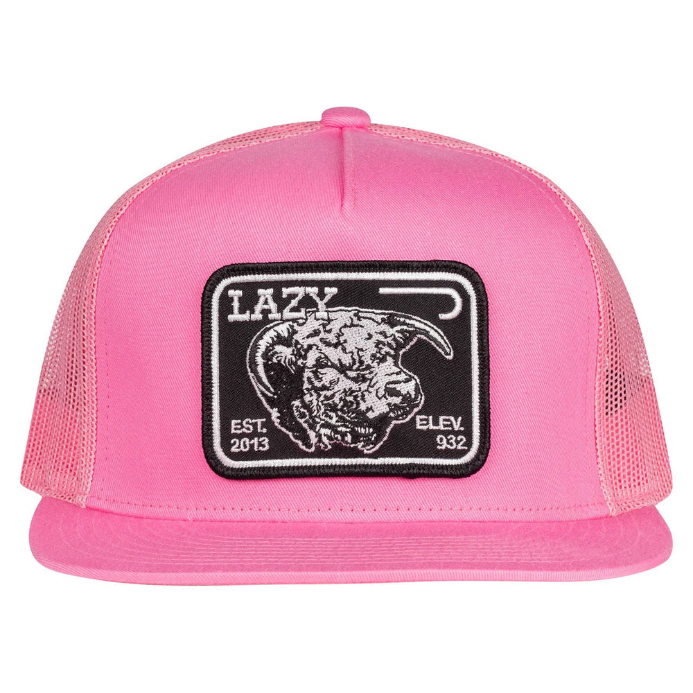 
                  
                    Lazy J Ranch Pink Black Elevation Classic Five Panel Trucker Hat-Lazy J Ranch Wear
                  
                