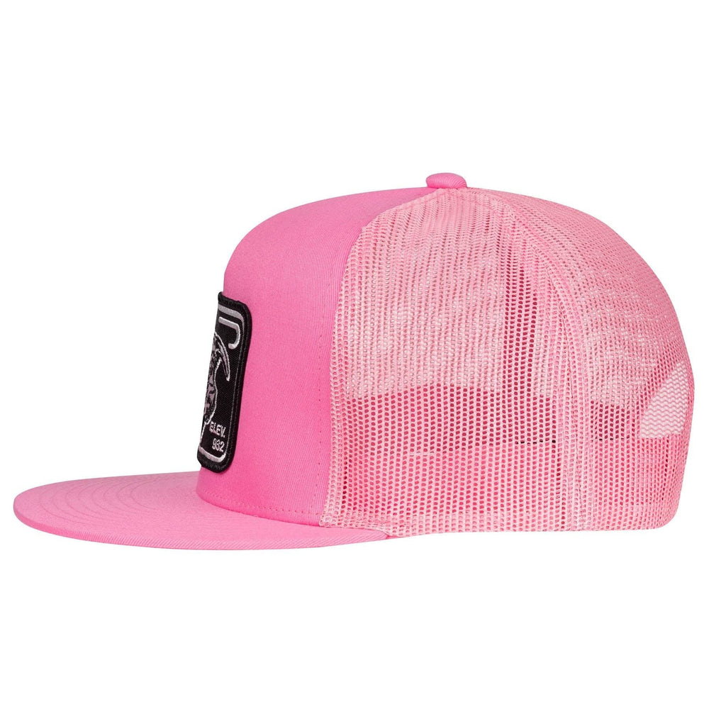 
                  
                    Lazy J Ranch Pink Black Elevation Classic Five Panel Trucker Hat-Lazy J Ranch Wear
                  
                