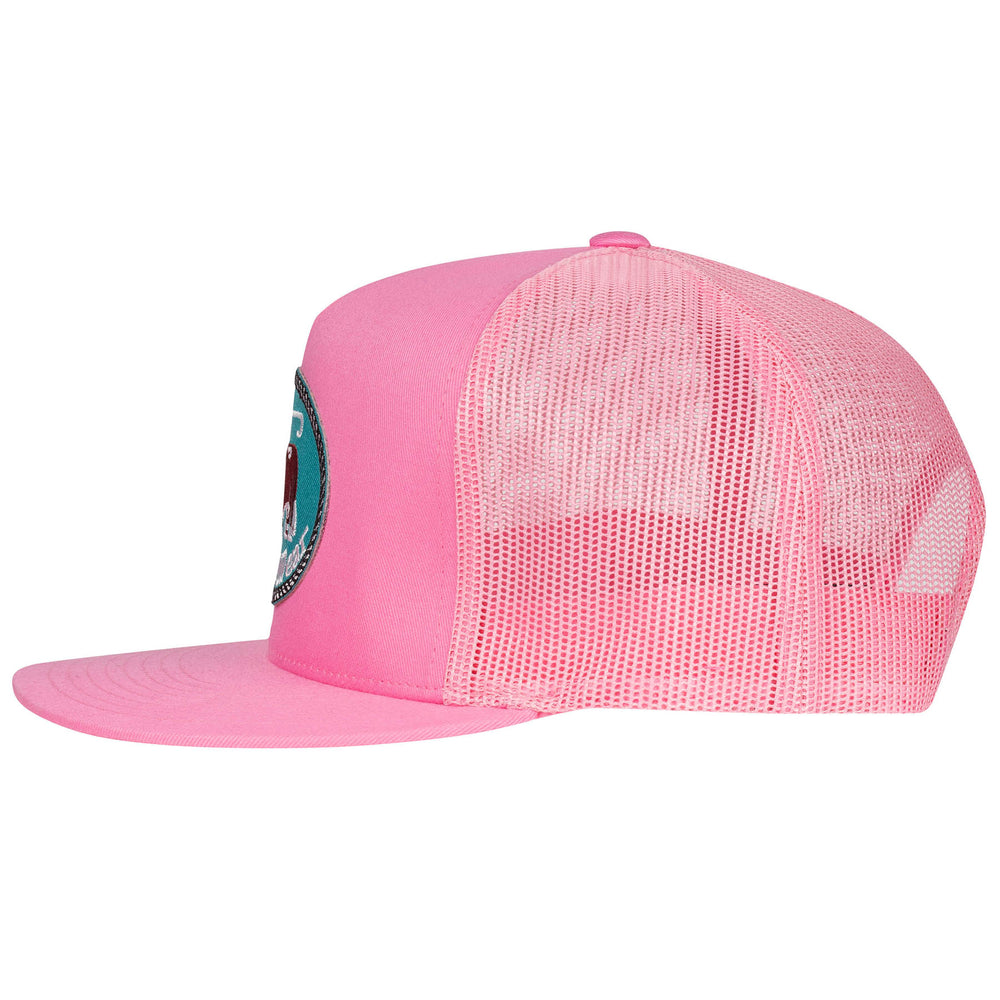 
                  
                    Lazy J Ranch Pink Original Buckle Classic Five Panel Trucker Hat-PINK4J
                  
                