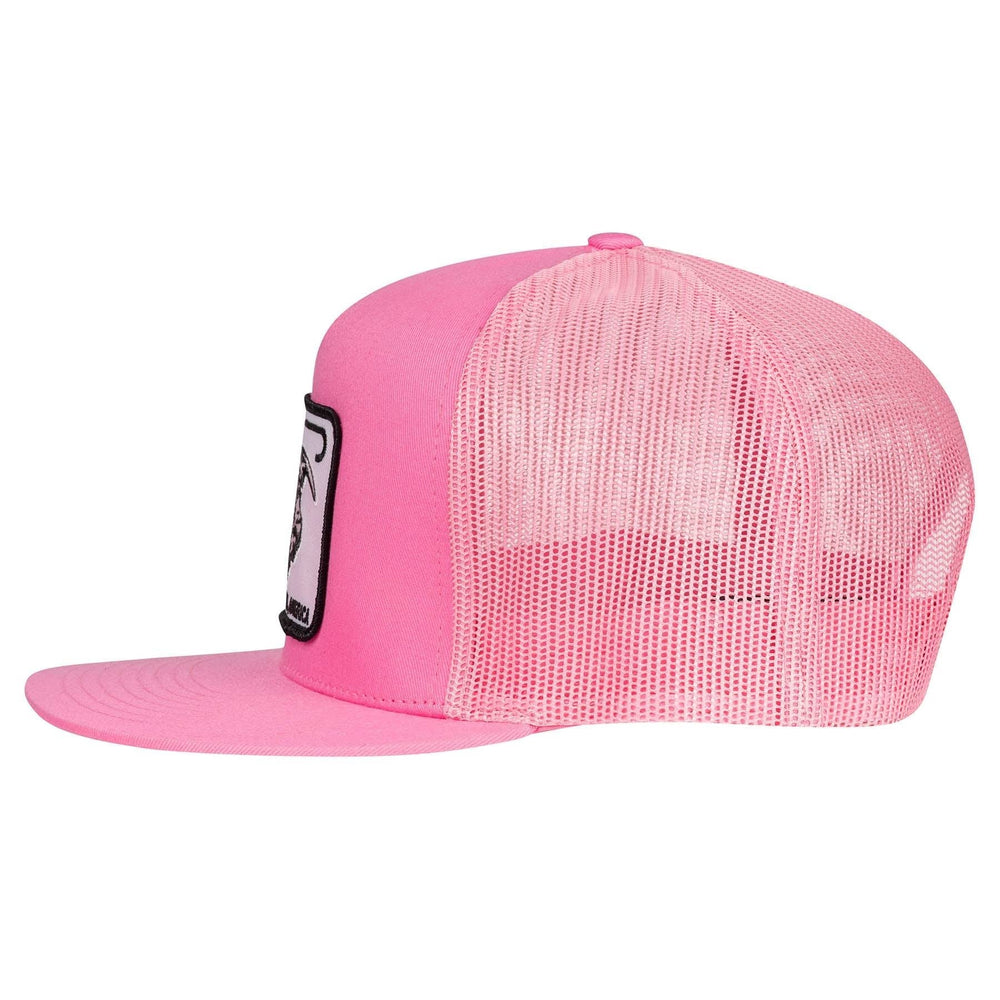 
                  
                    Lazy J Ranch Pink Willow Cattle Headquarters Classic Five Panel Trucker Hat-Lazy J Ranch Wear
                  
                