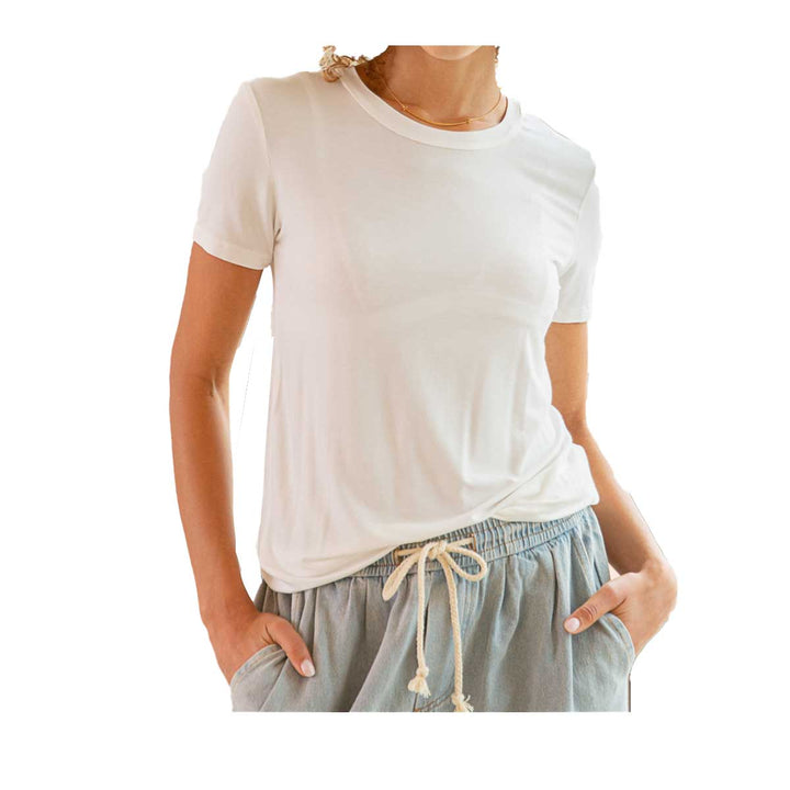 Pol Clothing Women's Classic Over Classic Knit Tee