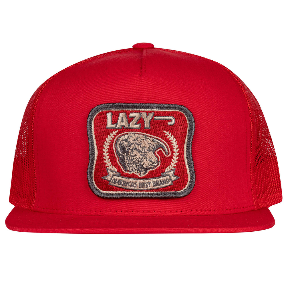 
                      
                        Lazy J Ranch Red America's Best Classic Five Panel Trucker Hat
                      
                    