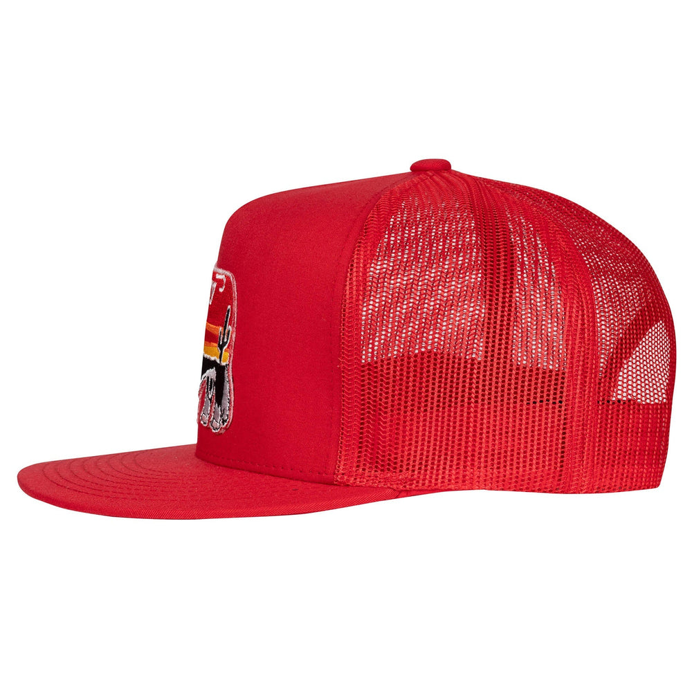 
                  
                    Lazy J Ranch Red Sunrise Bull Classic Five Panel Trucker Hat-Lazy J Ranch Wear
                  
                
