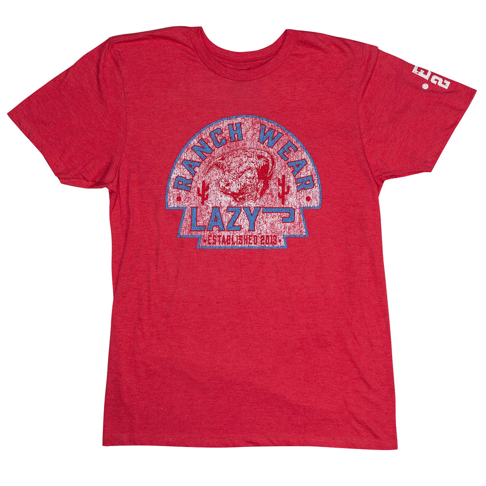 
                      
                        Lazy J Ranch TRW Arrowhead T-Shirt - Heather Red
                      
                    