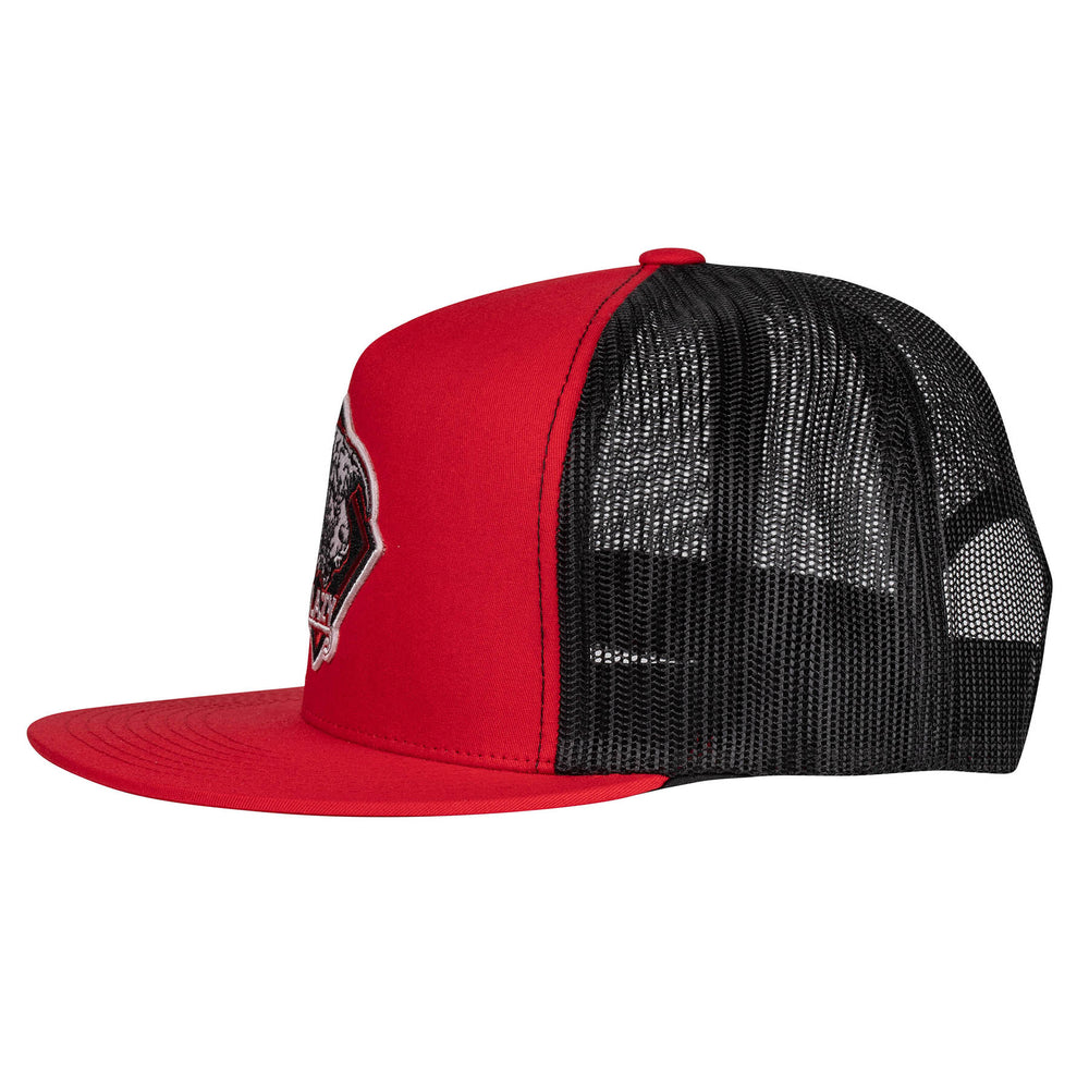 
                  
                    Lazy J Ranch Red & Black Diamond Hereford Classic Five Panel Trucker Hat-REDBLK4RDIA
                  
                