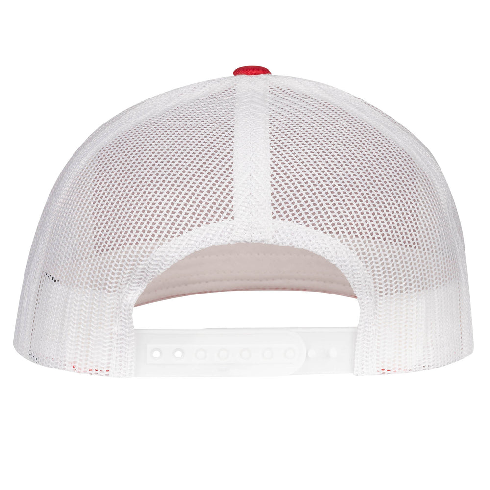 
                      
                        Lazy J Ranch Red & White Serape Elevation Mid Profile Trucker Hat
                      
                    