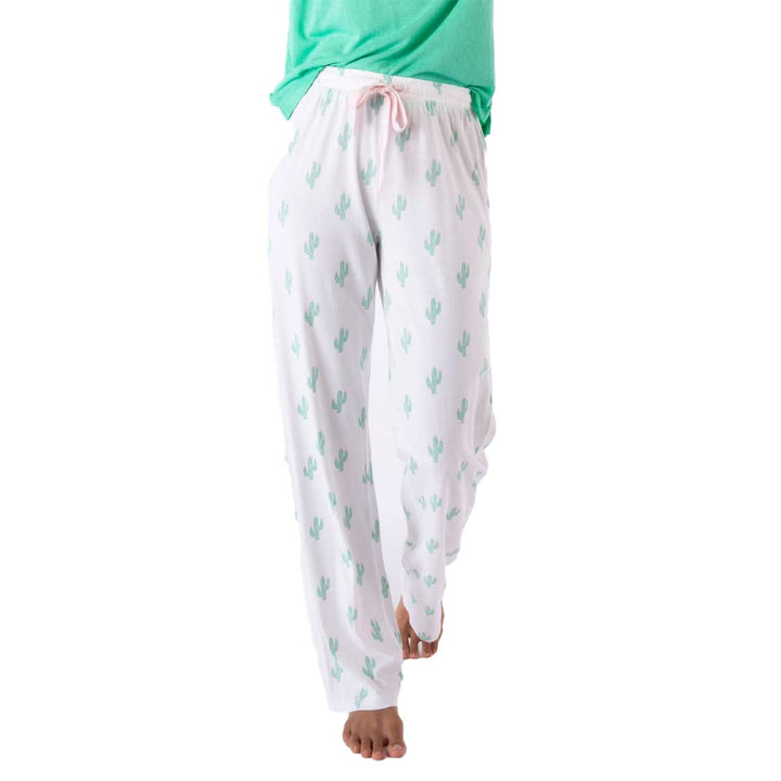 PJ Salvage Women's Playful Prints Pajama Pants - Ivory